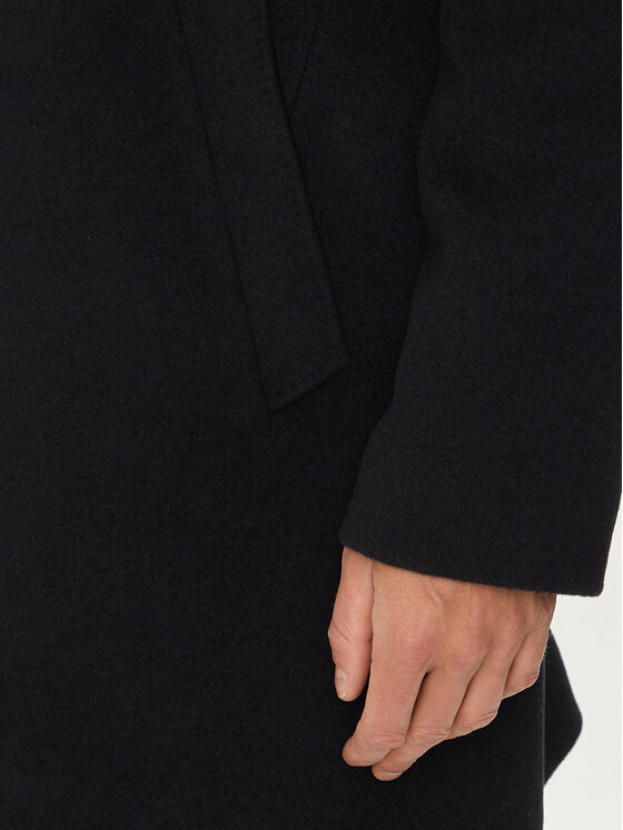 Tommy Hilfiger Tommy Hilfiger Cappotto di lana MW0MW36611 Nero Regular Fit