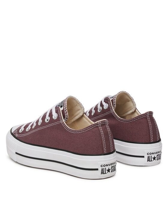 Converse Converse Trampki Chuck Taylor All Star Lift Platform A10647C Bordowy