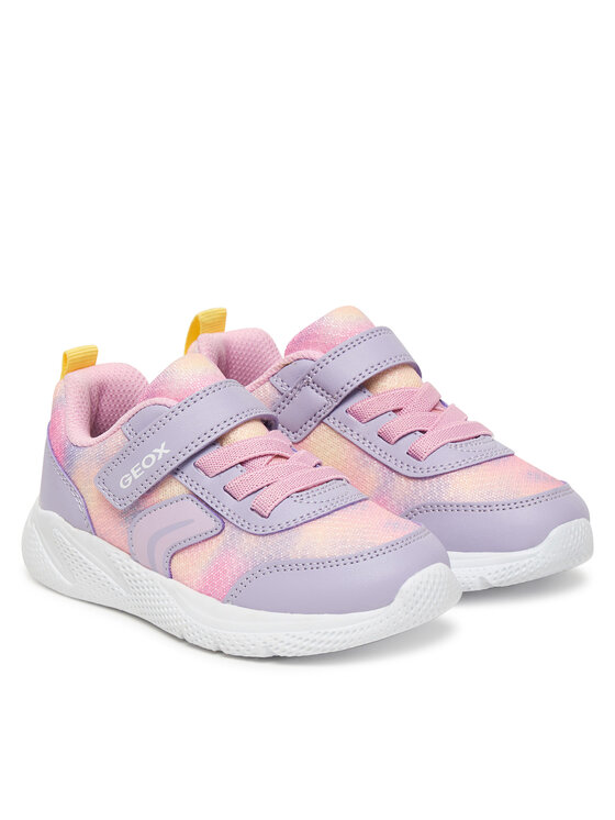 Geox Geox Sneakersy B Sprintye Girl B454TD 02ABC C8SE8 Fialová