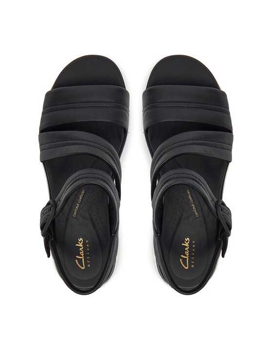 Clarks Clarks Basutės Tuscan Strap 26181473 Juoda