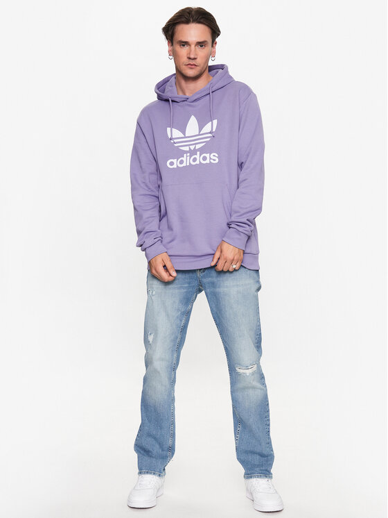 adidas Sweatshirt Adicolor Classics Trefoil Hoodie IA4881 Violett Regular Fit Modivo