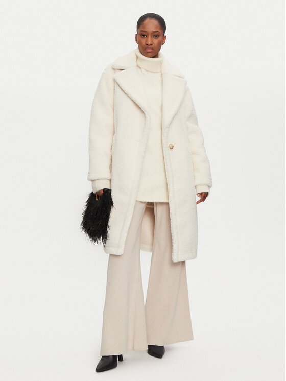 MICHAEL Michael Kors MICHAEL Michael Kors Kožuch 77B1384M52 Écru Oversize