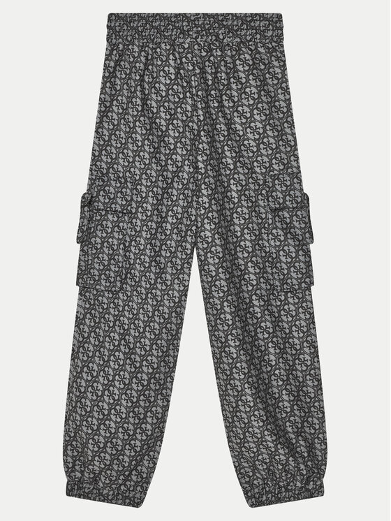 Guess Guess Pantaloni di tessuto J5RB09 WH2K0 Nero Cargo Fit