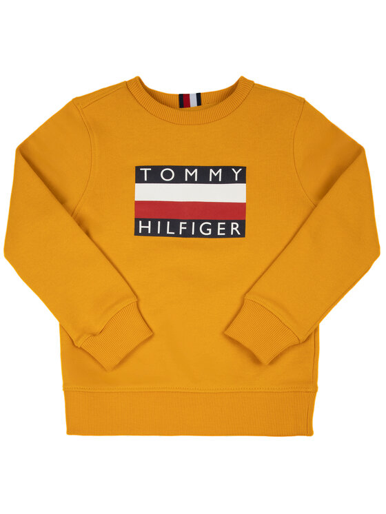TOMMY HILFIGER Bluza Essential KB0KB05474 D Żółty Regular Fit