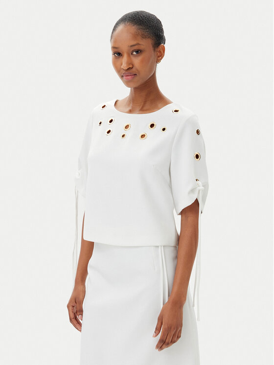 Artigli Artigli Bluză ACBL000743 058 Alb Regular Fit