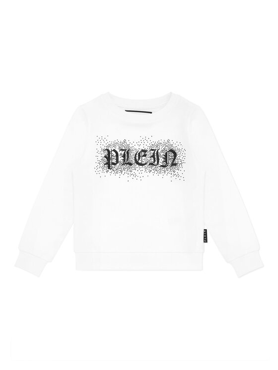 PHILIPP PLEIN PHILIPP PLEIN Bluza 28165 Biały Regular Fit
