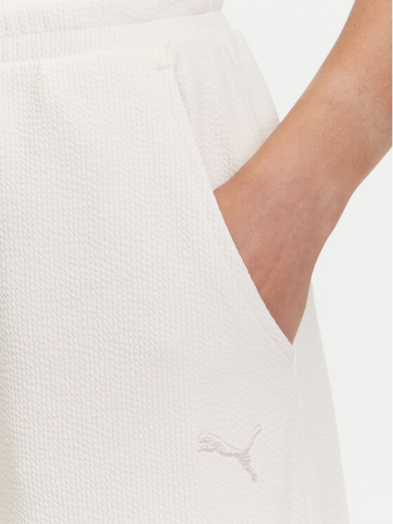 Puma Puma Παντελόνι φόρμας Her 685061 Μπεζ Straight Fit