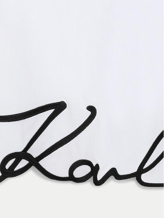 Karl Lagerfeld Kids Karl Lagerfeld Kids T-shirt Z30212 S Bianco Regular Fit