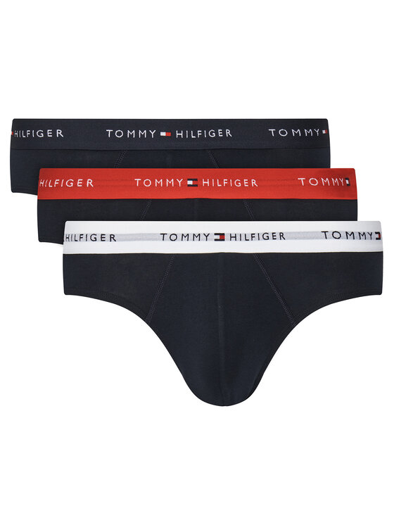 Tommy Hilfiger Tommy Hilfiger Souprava slipů UM0UM03471 Černá