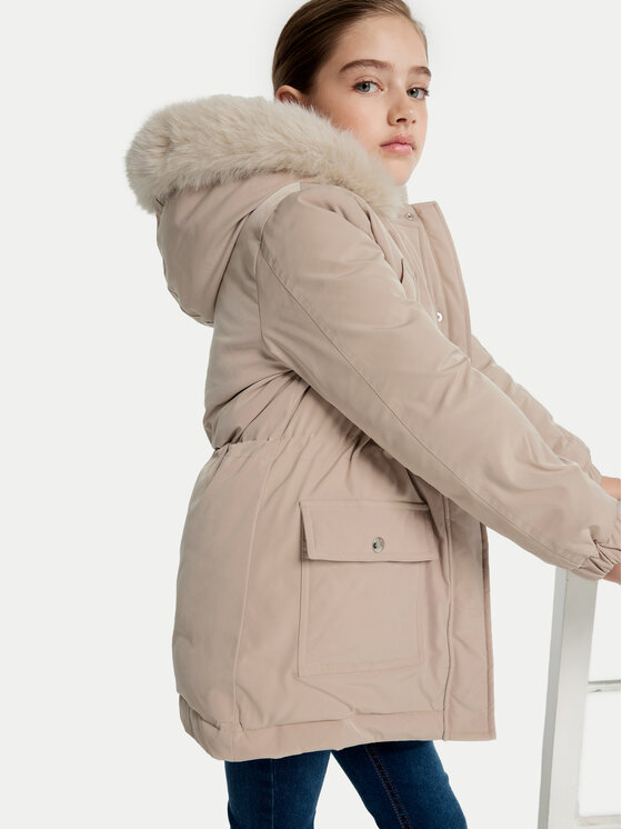 Mayoral Mayoral Parka 7480 Beżowy Regular Fit