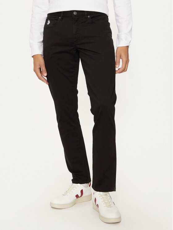 Férfi Szövet nadrág U.S. Polo Assn., Méret: 34, Fekete, MUP3385