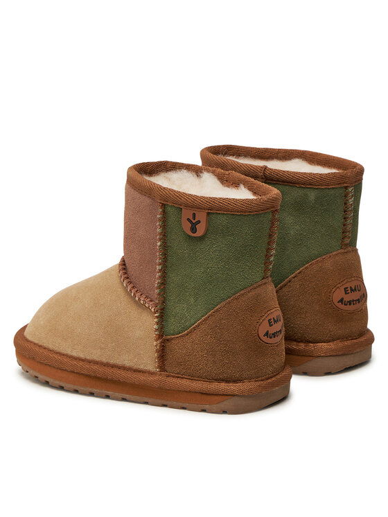 EMU Australia EMU Australia Stivali da neve Wallaby Mini Patchwork K13105 Beige