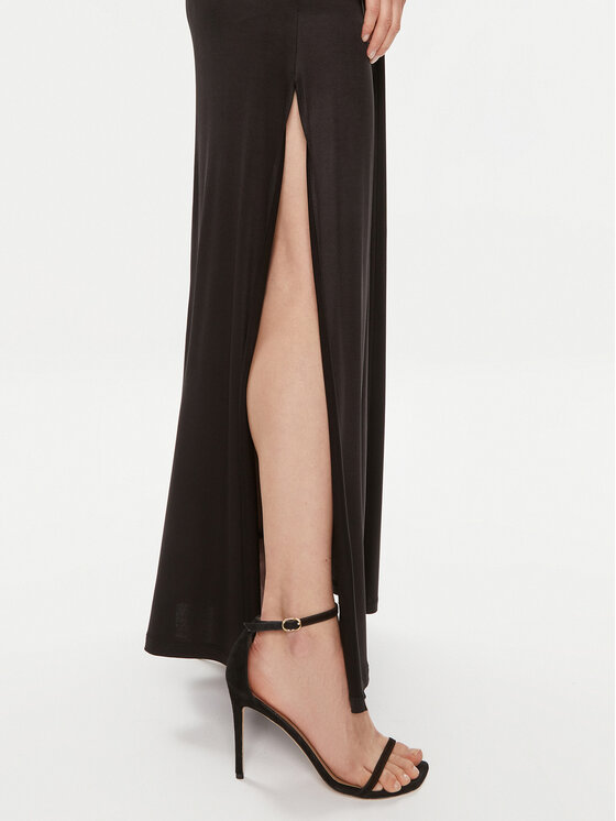 MVP Wardrobe MVP Wardrobe Sukienka wieczorowa MVPE4AB156.0XXXXXX Czarny Long Fit