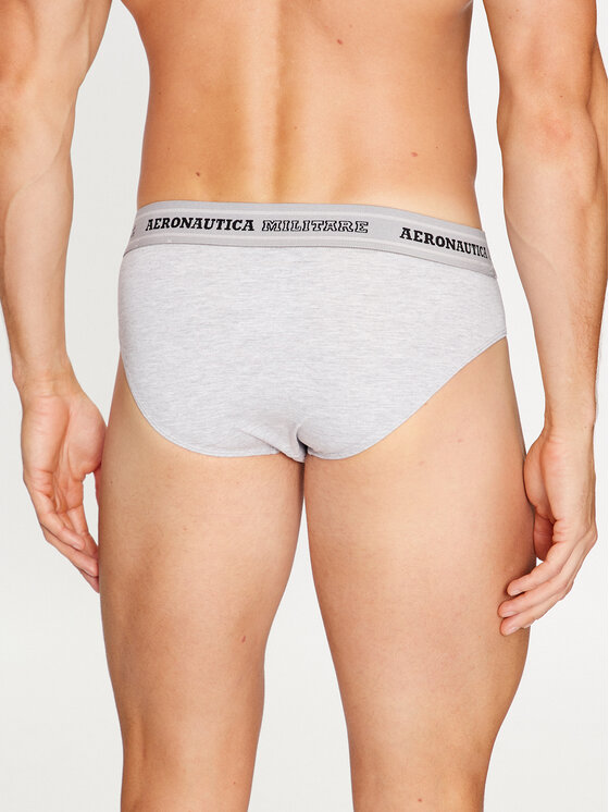 Aeronautica Militare Aeronautica Militare Set od 2 para slip gaćica AM1USL002 Siva