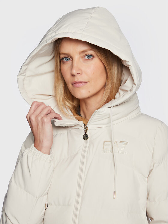 EA7 Emporio Armani EA7 Emporio Armani Winterjacke 6LTK09 TN5VZ 0720 Écru Regular Fit
