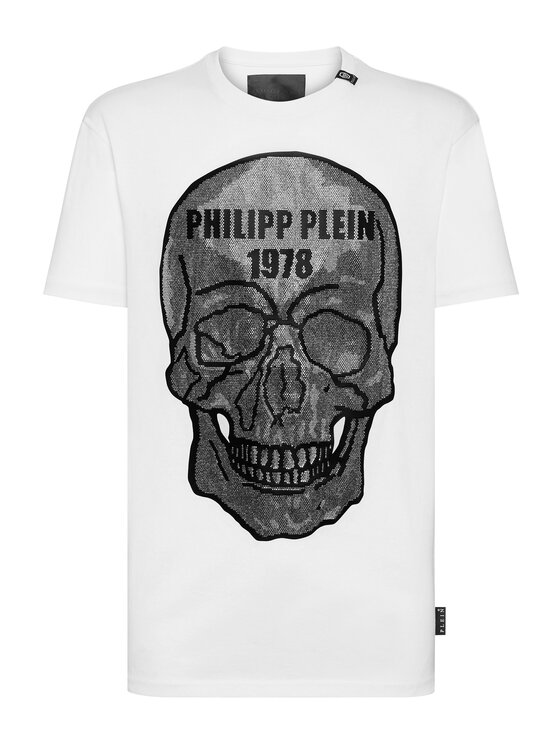 PHILIPP PLEIN PHILIPP PLEIN Tričko 5805 Biela Regular Fit