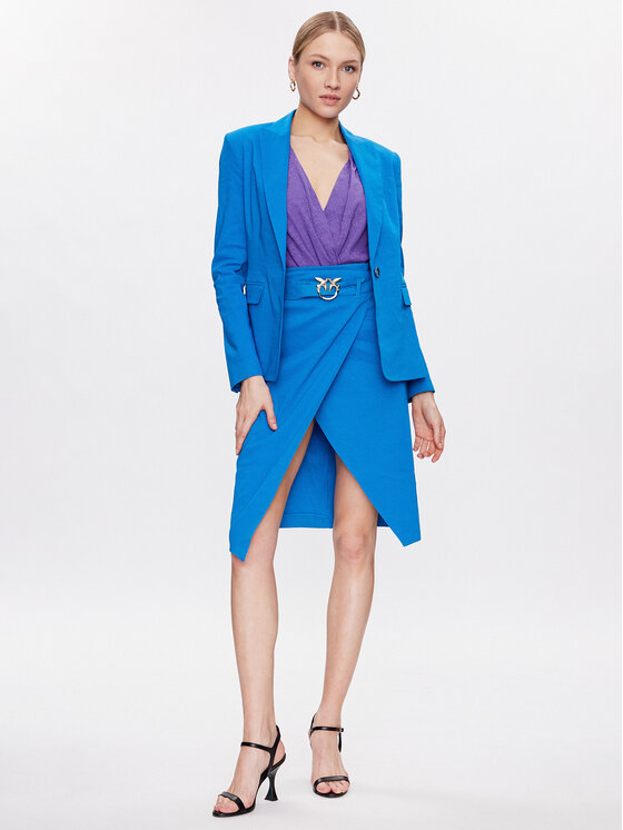 PINKO Pinko Glaustinukė Ines 100122 A01P Violetinė Regular Fit