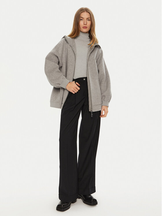 MAX&Co. MAX&Co. Μπουφάν μεταβατικό LUNA 2426086023200 Γκρι Regular Fit