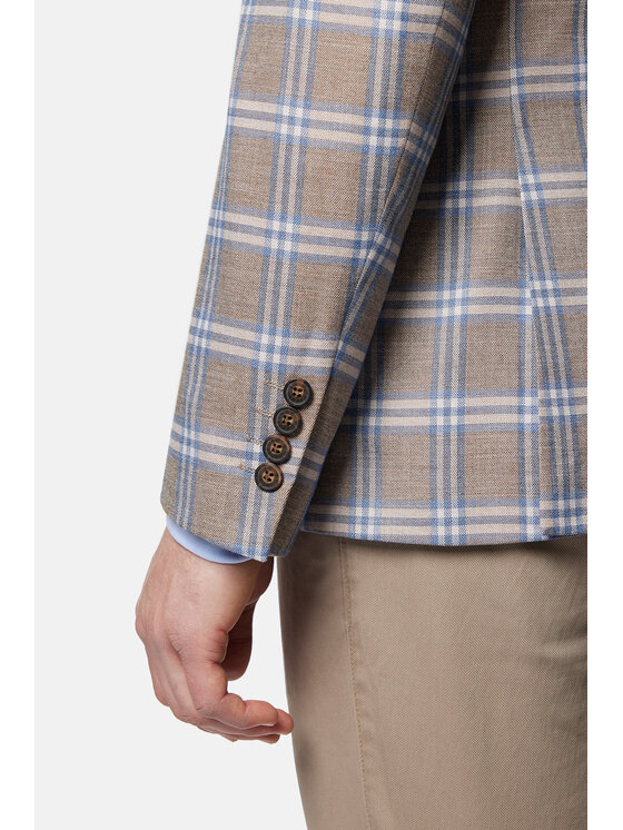 Lancerto Lancerto Marynarka Bosconita MA131124000008 Szary Slim Fit
