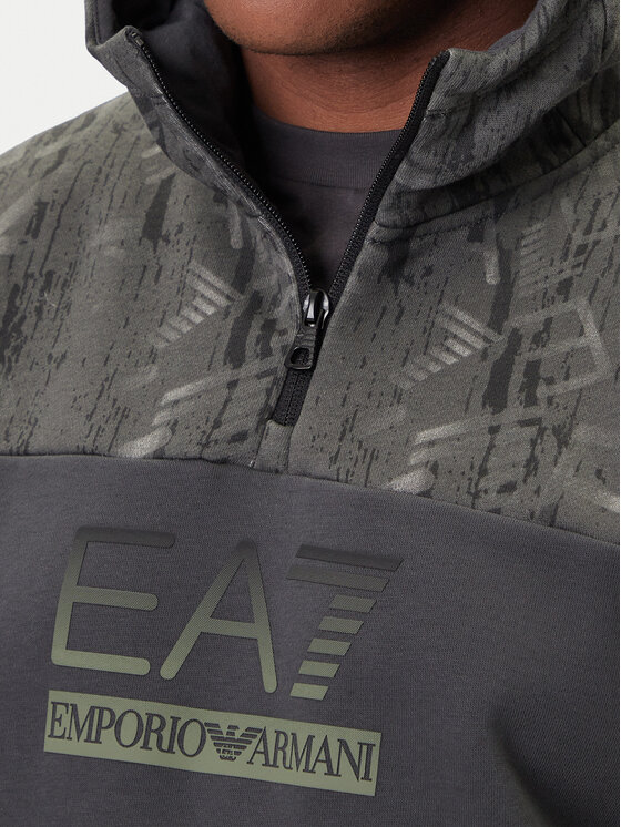 EA7 Emporio Armani EA7 Emporio Armani Суитшърт 7M001131 AF16549 U8117 Сив Regular Fit