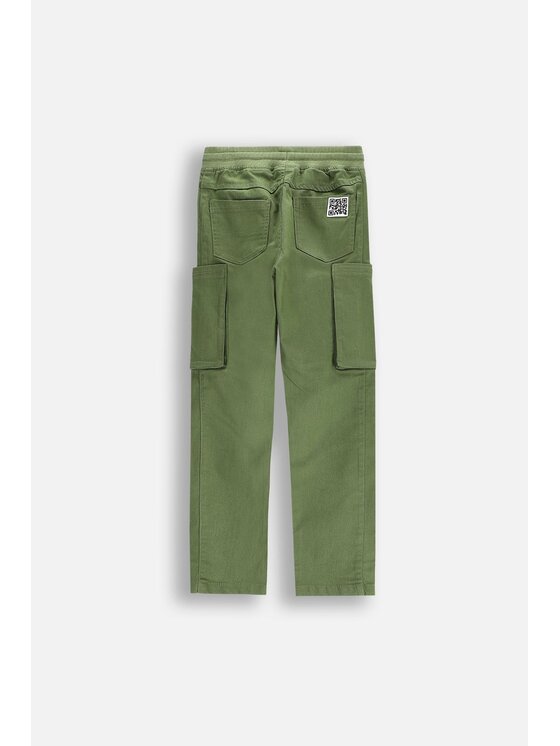Coccodrillo Coccodrillo Spodnie materiałowe WC5119101GBJ-027 Khaki Regular Fit