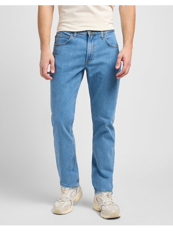 Lee Lee Jeansy BROOKLYN Niebieski Straight Fit