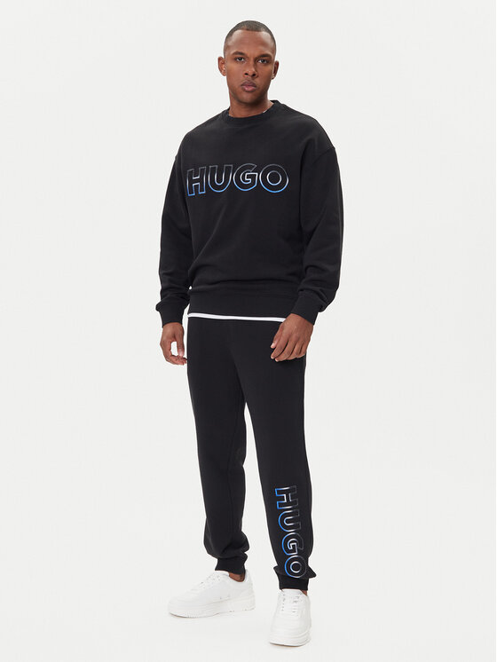 HUGO HUGO Bluza Nogocrew 50549148 Czarny Regular Fit