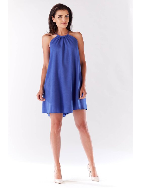 Infinite You Infinite You Sukienka letnia M133 Niebieski Basic Fit