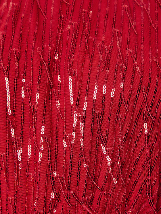 YAS YAS Coctailkleid Elza 26035567 Rot Regular Fit