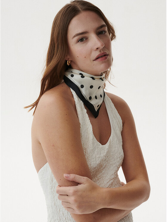 ALLORA BE UNIQUE ALLORA BE UNIQUE Foulard seta Écru
