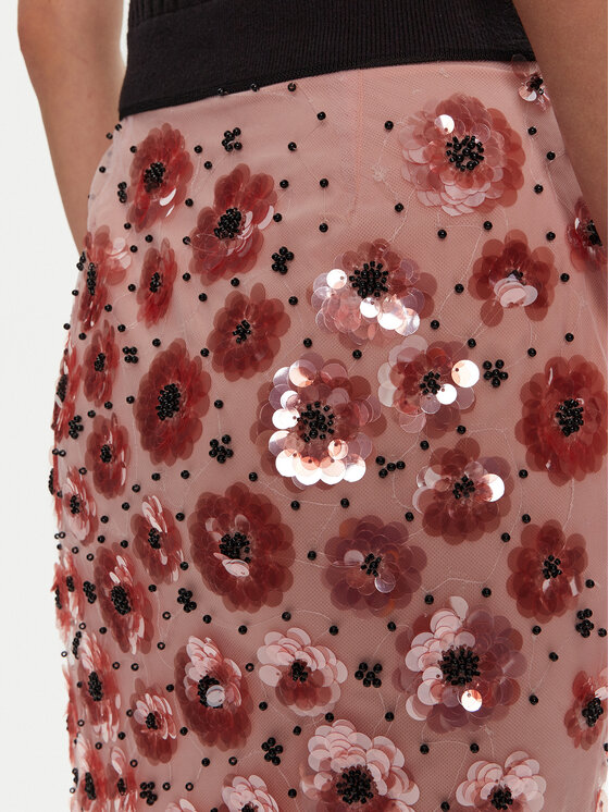 ROTATE ROTATE Fustă tip creion Dula 1132471922 Roz Slim Fit