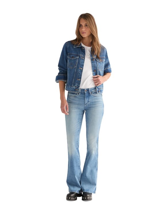 Wrangler Wrangler Kurtka jeansowa 112378318 Niebieski Regular Fit