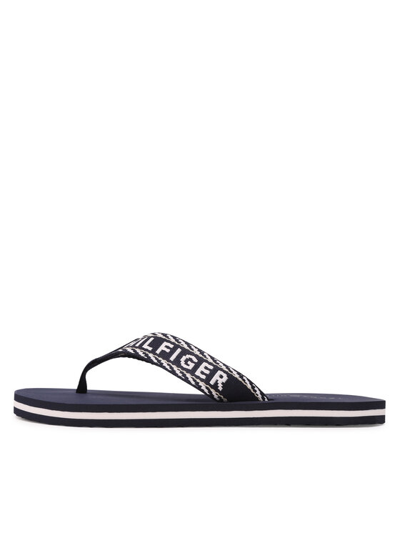 Tommy Hilfiger Tommy Hilfiger Žabky Webbing Sandal FW0FW07143 Tmavomodrá