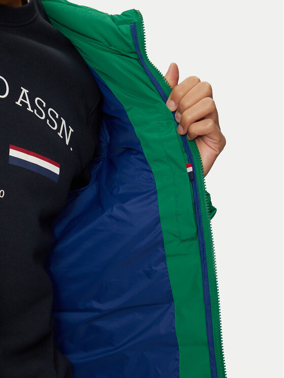 U.S. Polo Assn. U.S. Polo Assn. Μπουφάν χειμωνιάτικο MUP3600 Πράσινο Regular Fit