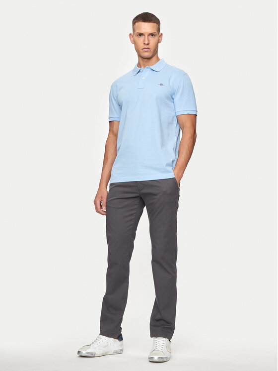Gant Gant Polo Shield 2220 Niebieski Slim Fit