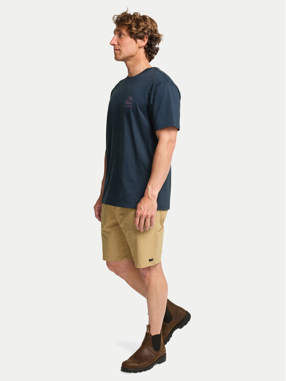 Billabong Billabong Póló Scribbly EBYZT00398 Sötétkék Regular Fit