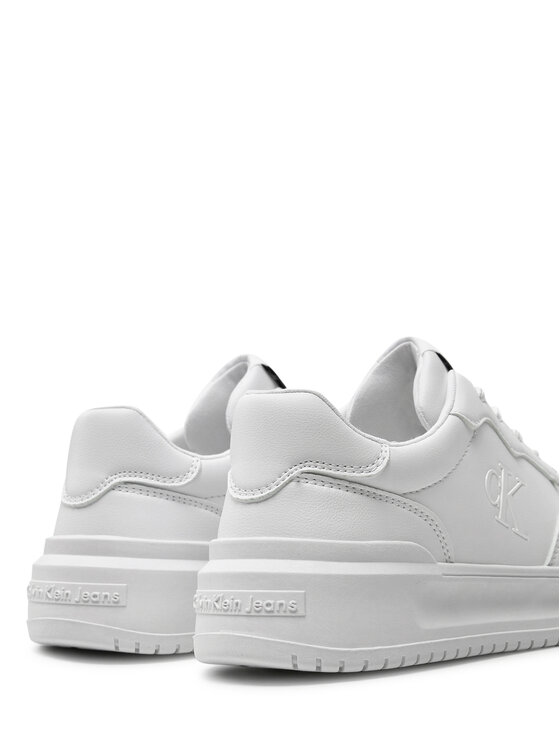 Calvin Klein Jeans Calvin Klein Jeans Laisvalaikio batai Low Cut Lace-Up Sneaker V3A9-80980-1355 S Balta