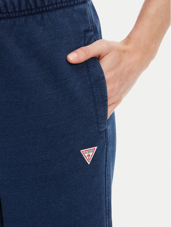 Guess Jeans Guess Jeans Spodnie dresowe W5YB65 KCXQ1 Granatowy Regular Fit