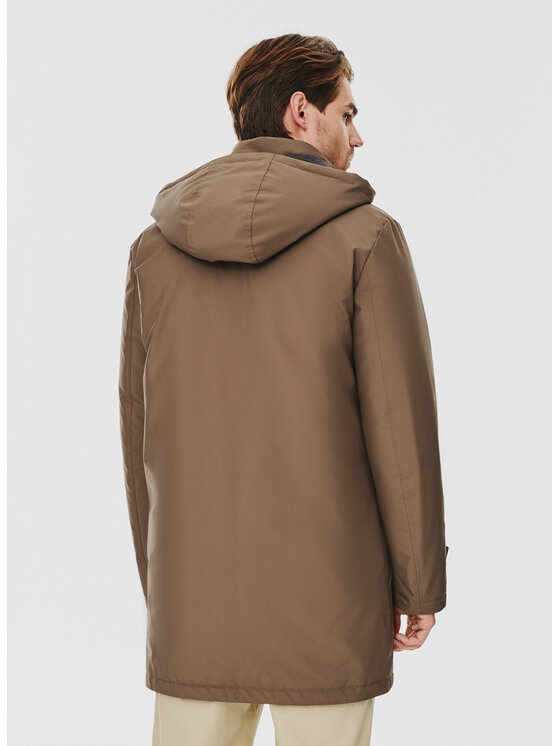 Pako Lorente Pako Lorente Kurtka puchowa P24WF-5X-005 Brązowy Classic Fit