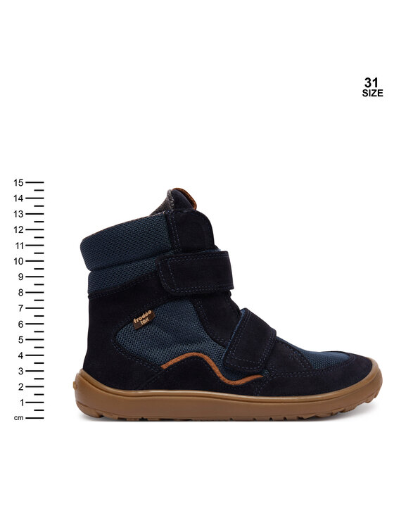 Froddo Froddo Čižmy Barefoot Tex Winter Tl G3160247-T D Tmavomodrá