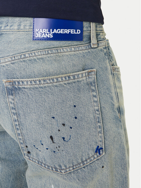 Karl Lagerfeld Jeans Karl Lagerfeld Jeans Jeansy B1M10054 Niebieski Tapered Fit
