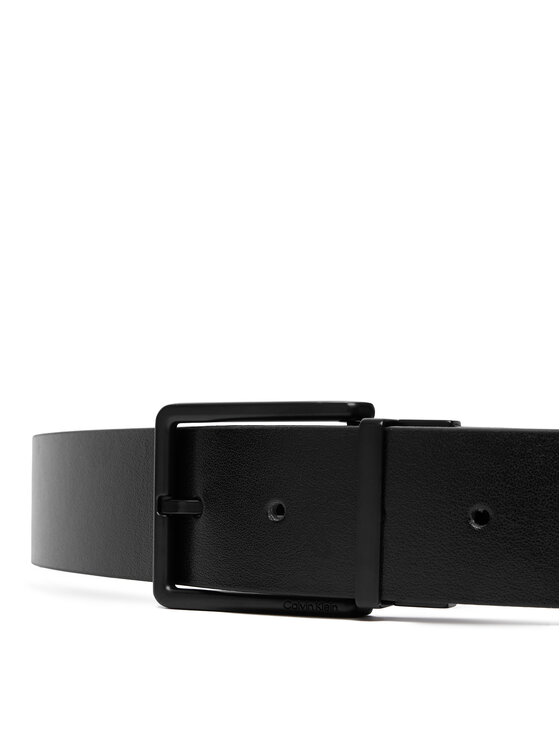 Calvin Klein Calvin Klein Pánsky opasok Warmth Buckle Smooth 40Mm Adj/Re LV04D7118G Čierna