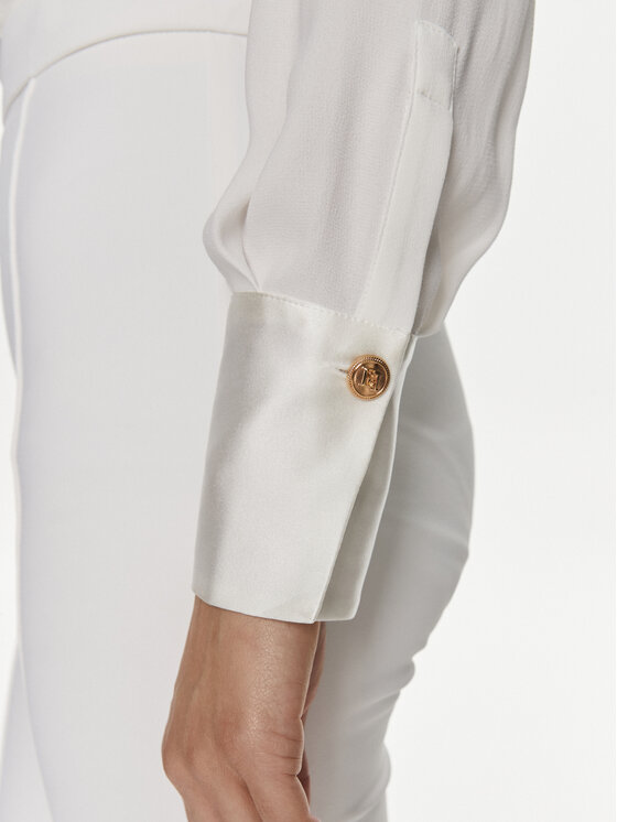 Elisabetta Franchi Elisabetta Franchi Overal TU-006-41E2-V590 Bílá Regular Fit