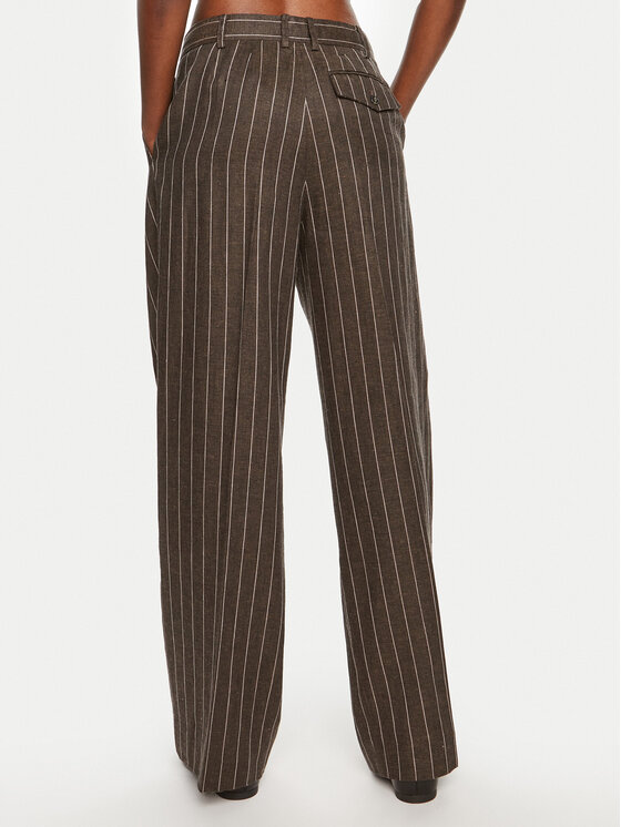 DAY BIRGER ÉT MIKKELSEN DAY BIRGER ÉT MIKKELSEN Hlače iz tkanine Enzo DAY65243238 Rjava Relaxed Fit