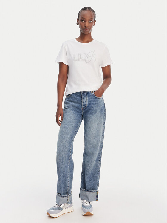 Liu Jo Liu Jo T-Shirt WA6491 JS923 Λευκό Regular Fit