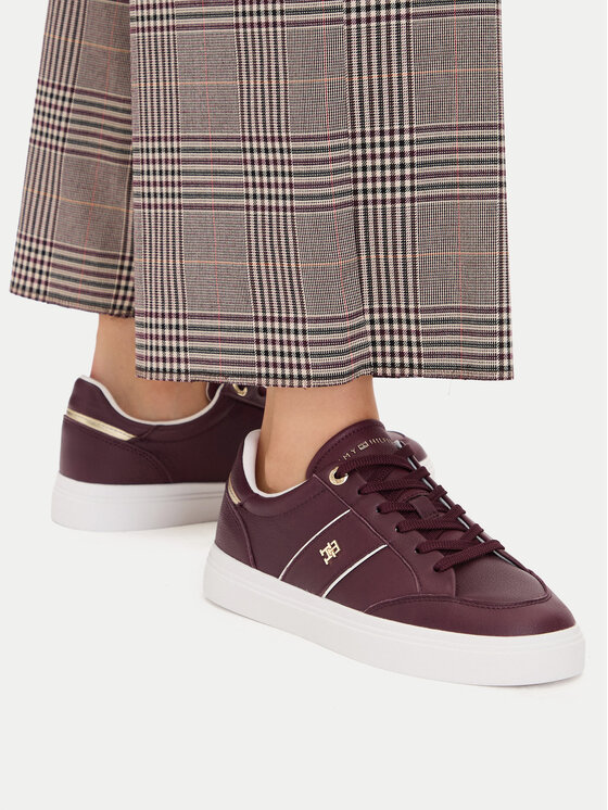 Tommy Hilfiger Tommy Hilfiger Sneakers Th Feminine Cupsole FW0FW09600 Vișiniu