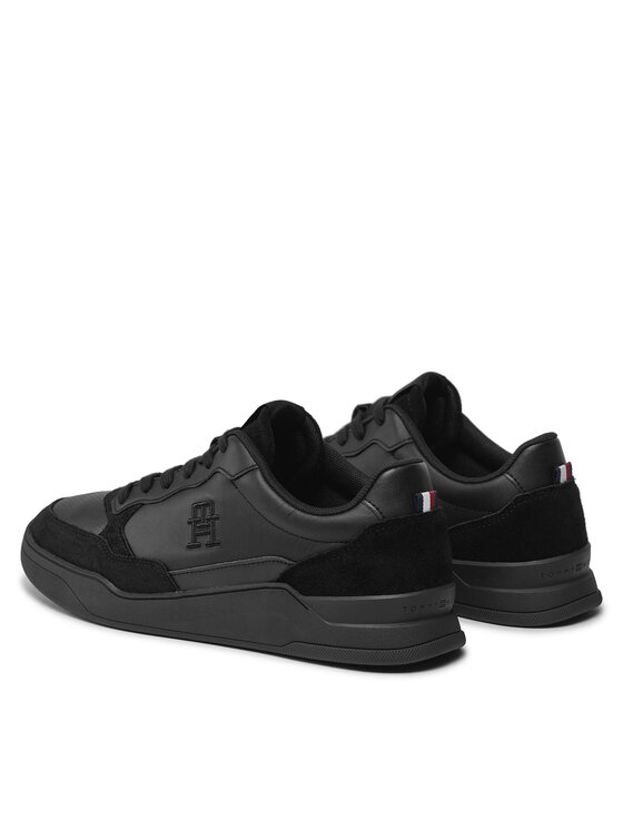 Tommy Hilfiger Tommy Hilfiger Tenisice Elevated Cupsole Lth Mix FM0FM04929 Crna