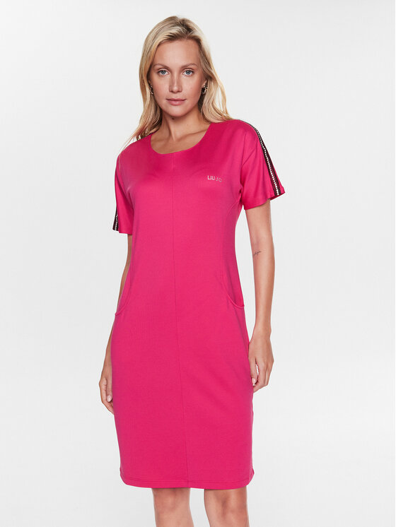 Liu Jo Sport Liu Jo Sport Ежедневна рокля TA3031 F0869 Розов Regular Fit