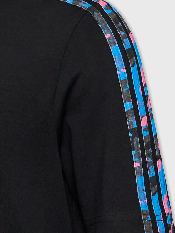 T-shirt 3-Stripes Camo HK2796 Nero Regular Fit