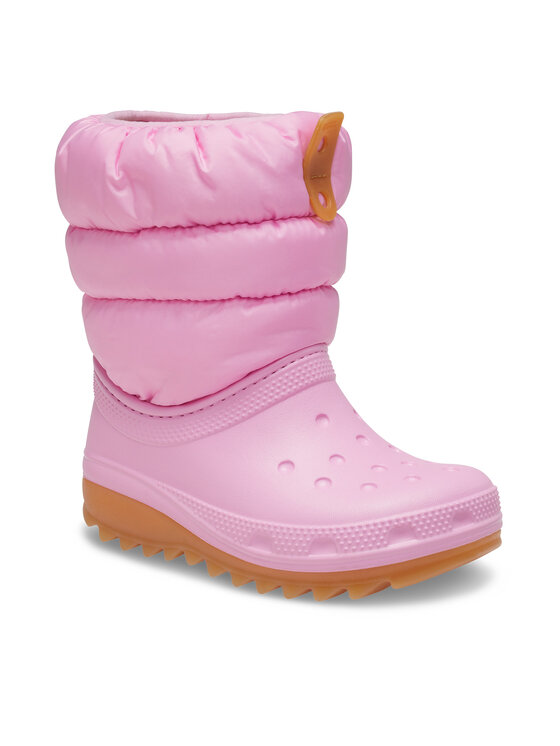 Crocs Crocs Śniegowce Classic Neo Puff Boot K 207684 Różowy